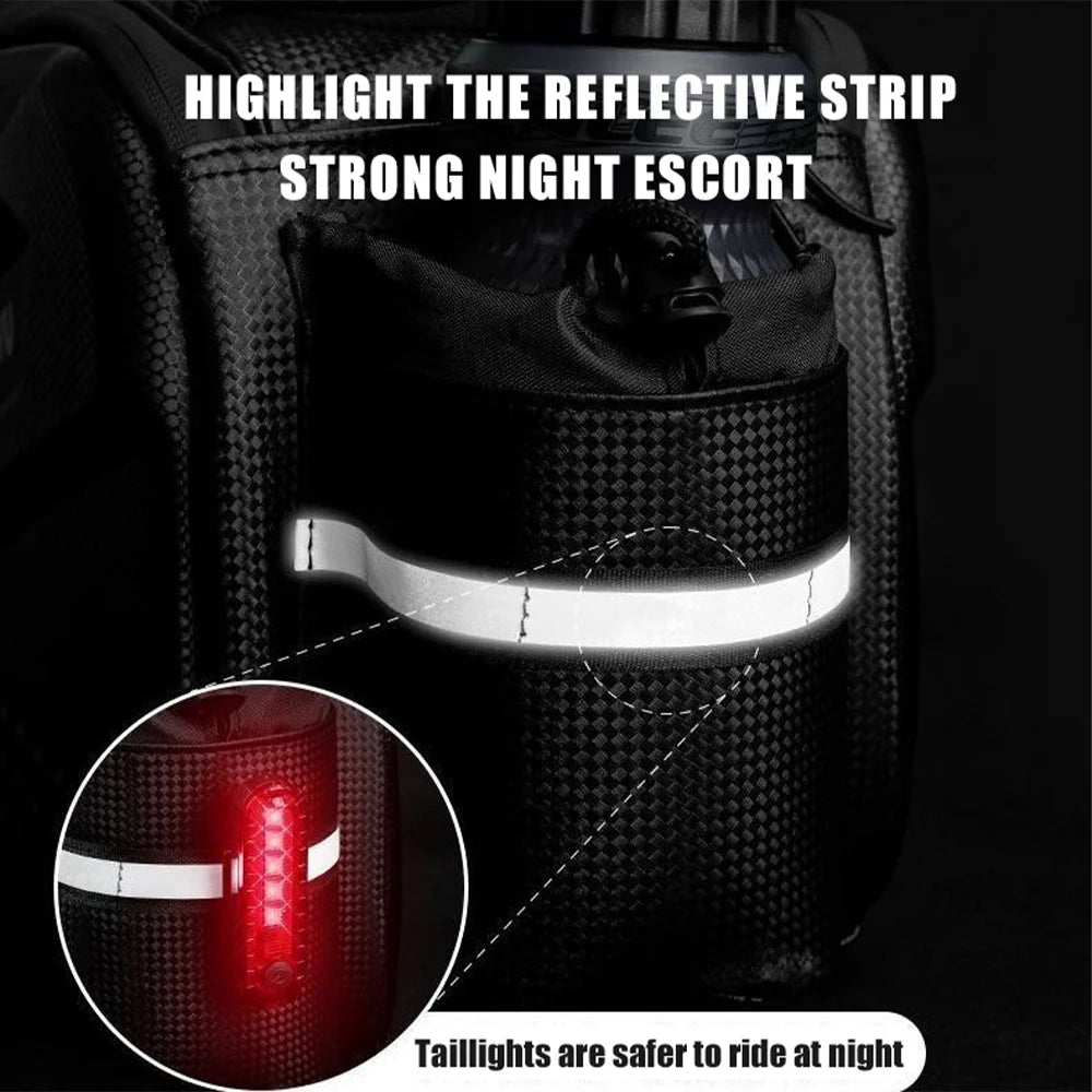 Bicycle Carrier Bag Large Capacity Bike Bags Foldable Rear Seat Bag Bike Rear Basket Waterproof Pannier Trunk Seat Saddle Bags
