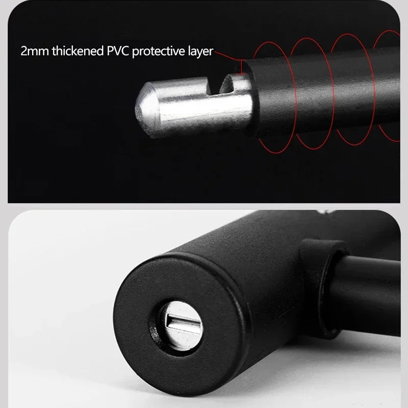 Chinese Style Bicycle Locks U Shape Electric Scooter Padlock Anti-Theft Bike Lock Cable Set MTB Road Bike Accessories