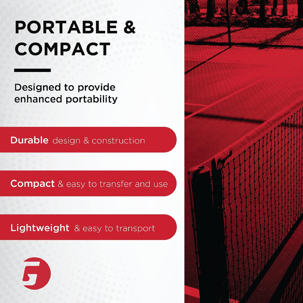 Sports EZ Travel Cart, Tennis & Pickleball Hopper, Padel, Portable Compact Design, Sturdy Lightweight Construction, EZ Bags, 150 or 250 Capacity, Premium Carrying Case Included