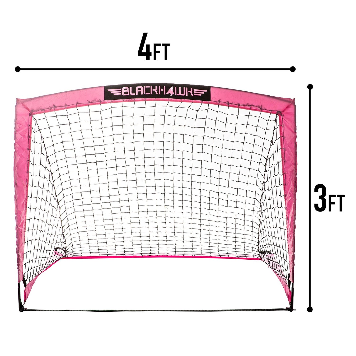 Franklin Sports 4X3 Pop up Backyard Soccer Goal Portable Mini Goal with Stakes