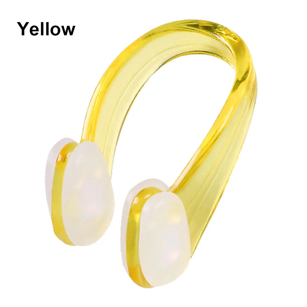 1PC Swimming Nose Clip Earplugs Suit Swim Earplugs Small Size for Adult Children Waterproof Soft Silicone Nose Clip