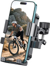 Bike Phone Holder, Handlebar Phone Mount for Bike and Motorcycle, Electric Scooter Mountain Bike, Adjustable Cell Phone Holder,Secure Holder for 4.7-6.8 Inch All Cell Phones