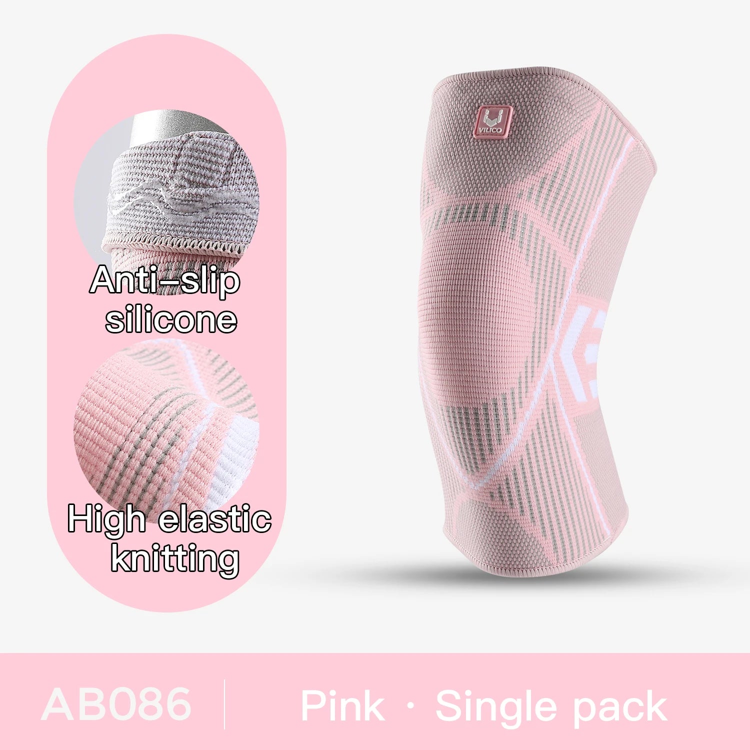 1PCS Fitness Running Cycling Knee Support Braces Elastic Nylon Sport Compression Knee Pad Sleeve for Basketball Volleyball
