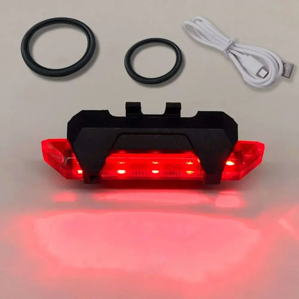 USB Rechargeable City Mountain Bike Bicycle Light Waterproof Colorful Bike Light Flashing Safety Lights Bicycle Lights