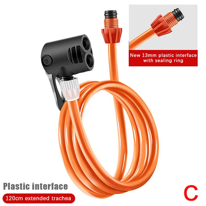 Bicycle Air Pump Extension Tube Pump Bicycle Hose Air Pump Connector Bike Air Pump Tire Inflator Nozzles Accessories Pump Hose