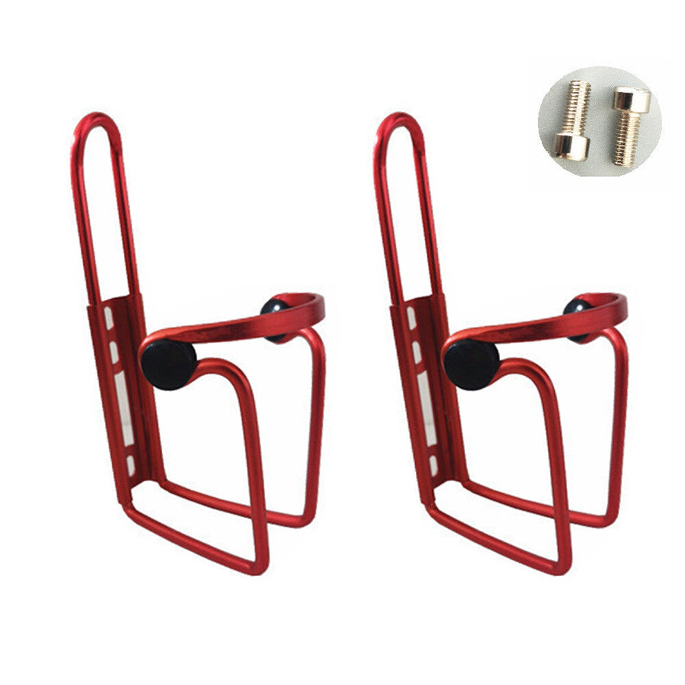 Pack of 2 Water Bottle Cage Adjustable MTB Bike Water Bottle Holder Lightweight