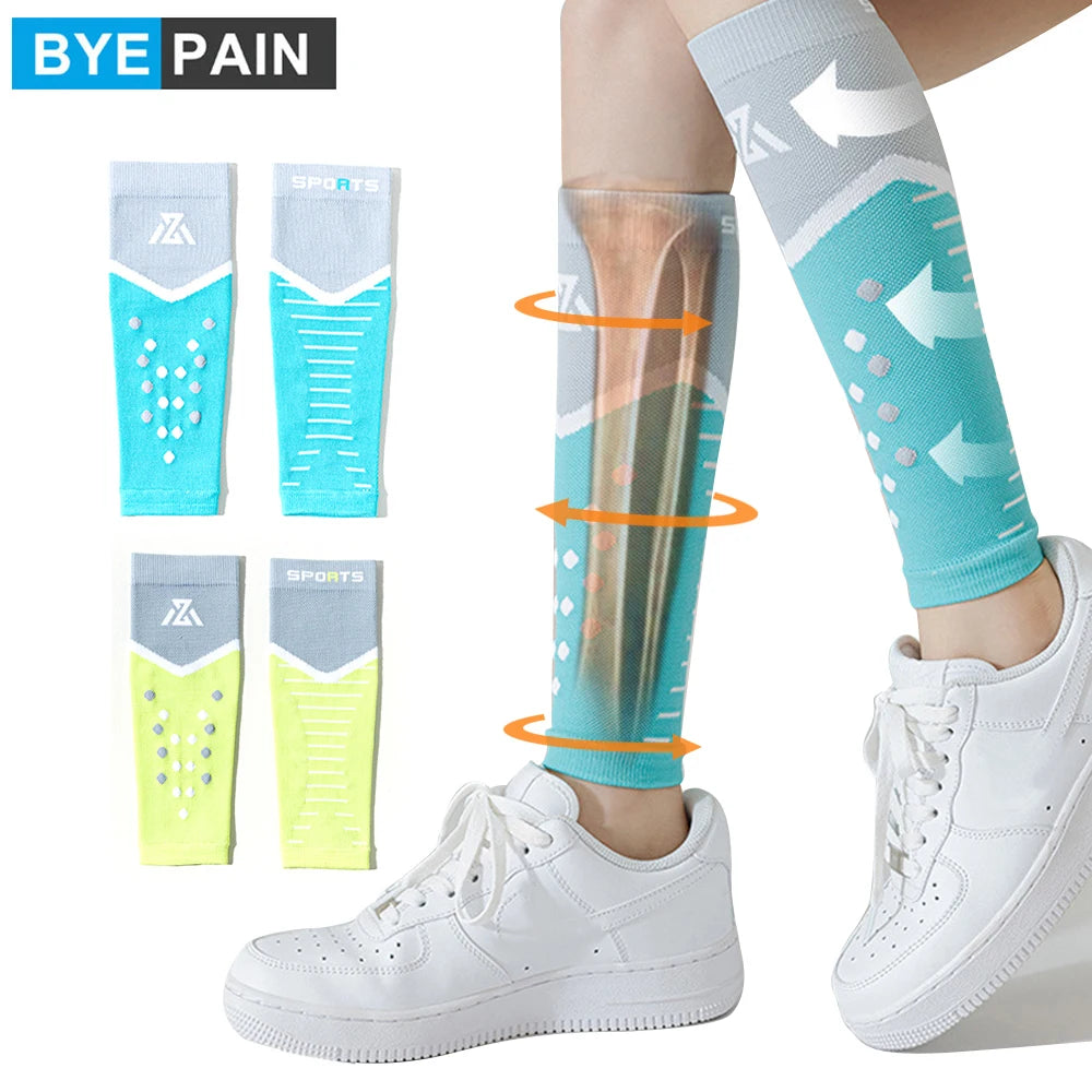 1Pair Calf Compression Sleeves for Men Women - Leg Compression Sleeve-Footless Compression Socks for Shin Splint &amp;Varicose Vein