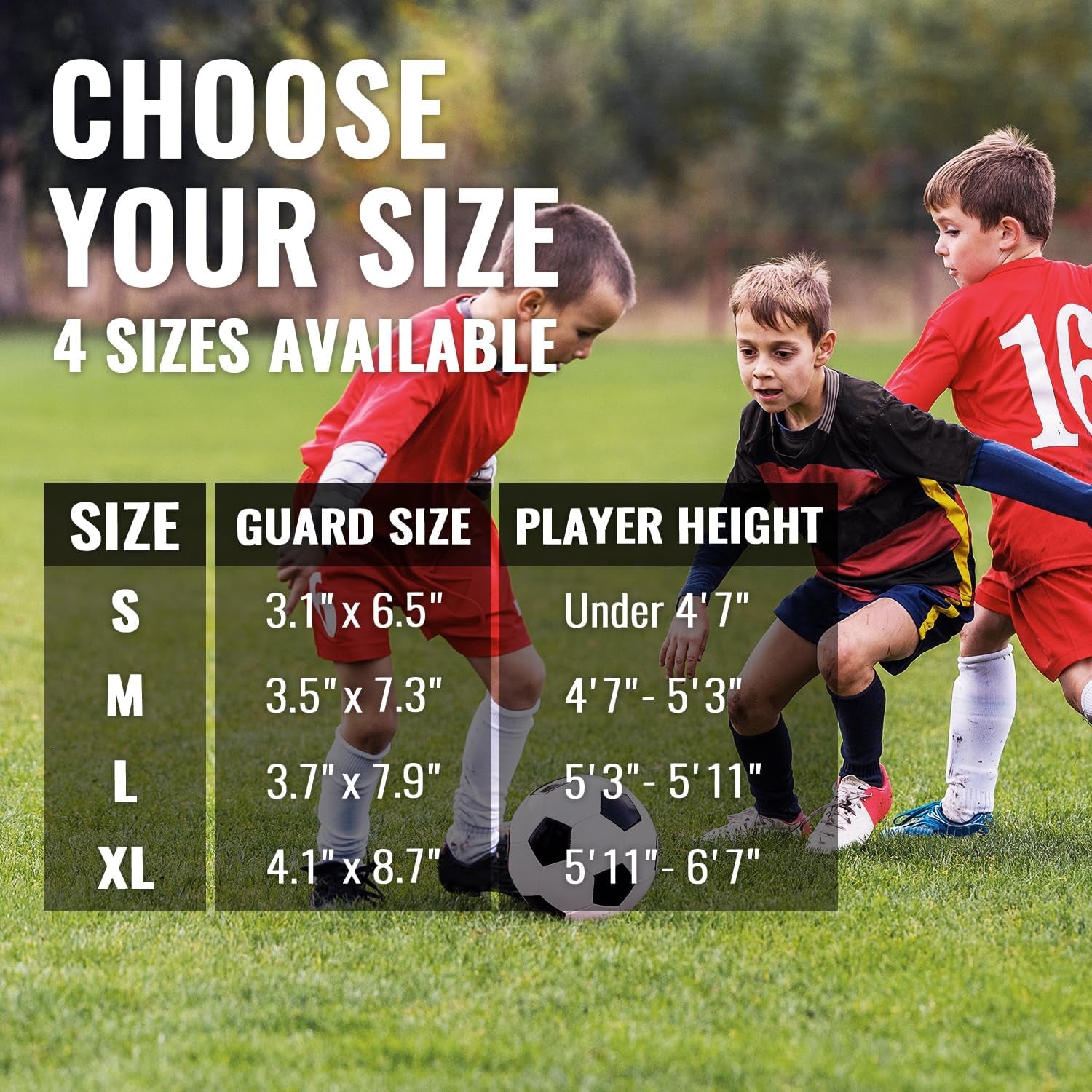 Soccer Shin Guards for Kids Adults | Sleeves with Optimized Insert Pocket Protective Soccer for Boys Girls Men