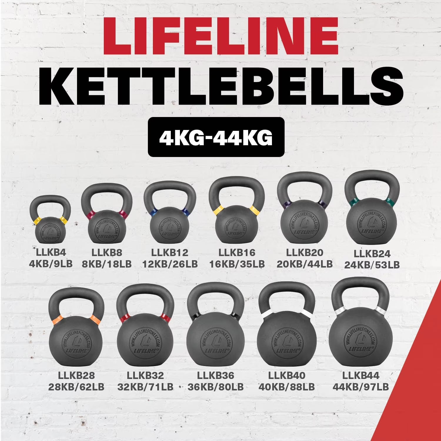 53 Lb. Cast-Iron Single Green Kettlebell