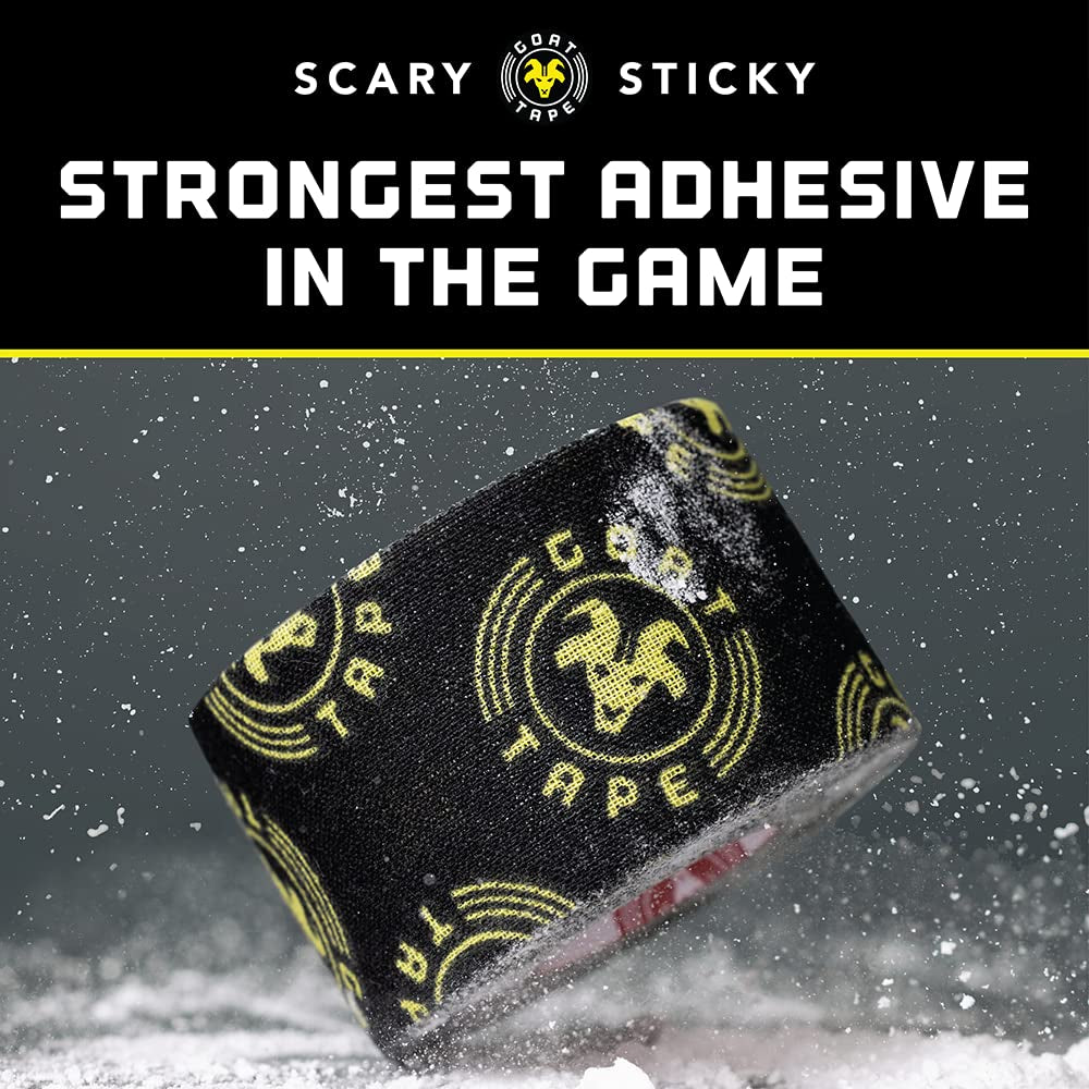 Scary Sticky Premium Athletic Tape, Ultra-Sticky Thumb, Finger &amp; Wrist Tape for Weightlifting, Hook Grip &amp; Cross Workout, Cotton, Latex-Free, 10 Yards, White &amp; Black, 1 Roll