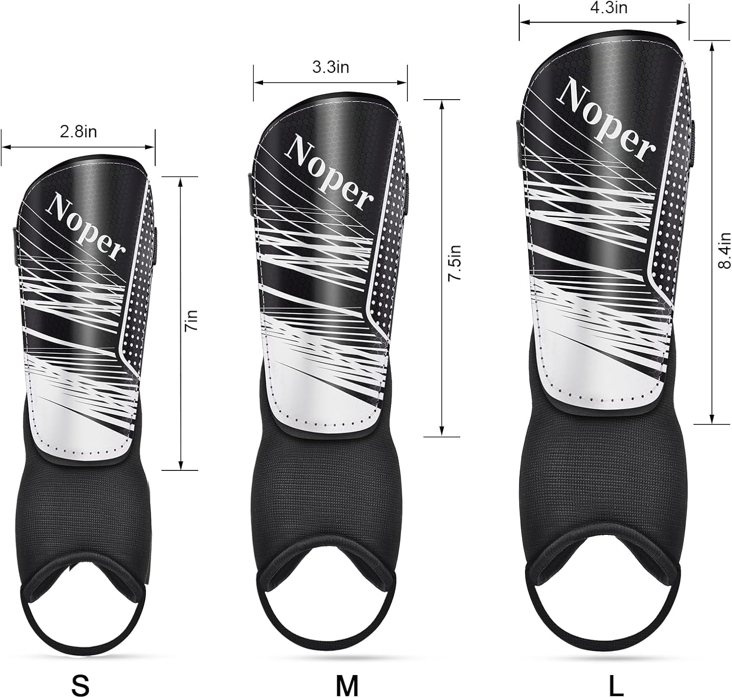 Soccer Shin Guards for Kids Youth, Shin Guard and Shin Guard Sleeves for Boys and Girls
