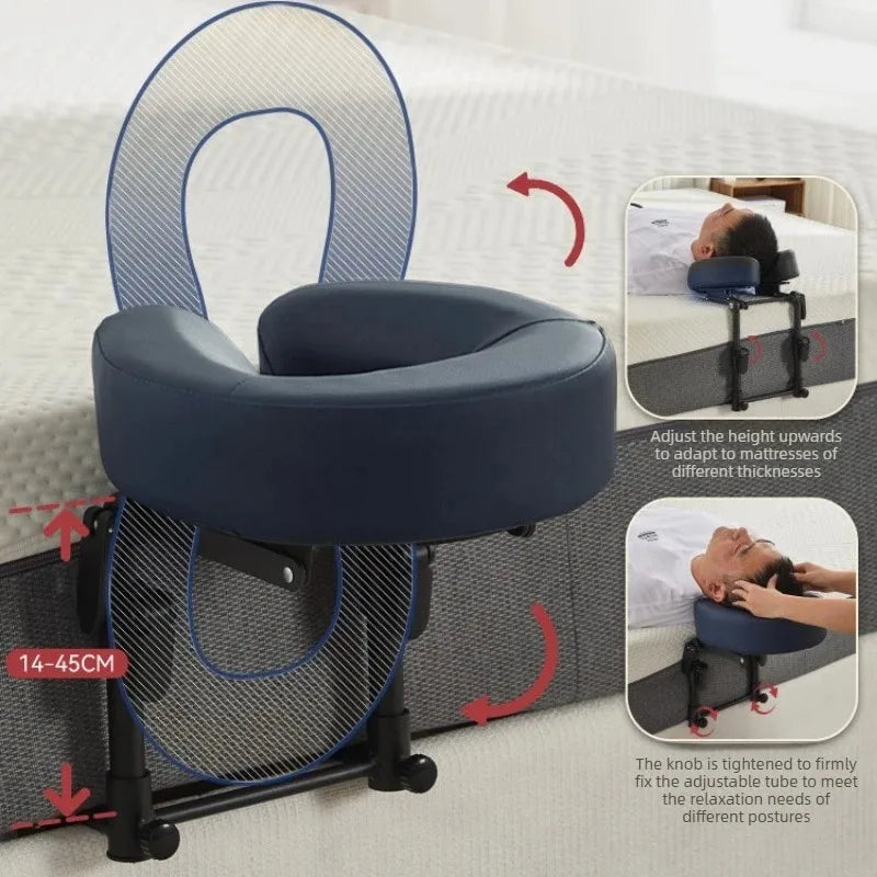 Massage Head Rest Kit for Bed Mattress with Memory Foam Face down Pillow for Salon SPA Massage Therapy Recovery