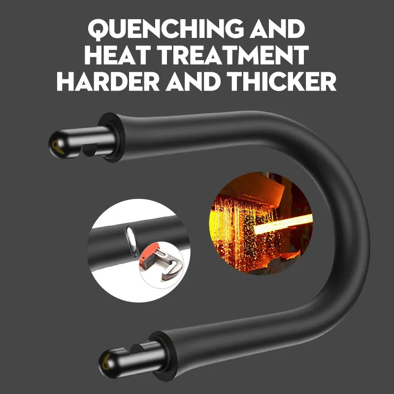 XUNTING Bicycle U-Shaped Lock Safety Lock for Bicycle Accessories for Motorcycle Electric Scooter Mountain and Road Bike Lock