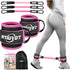 Ankle Resistance Bands with Cuffs Workout Sets for Women Resistance Bands for Working Out Exercise Band for Leg Booty Home Gym