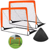 Soccer Goals for Backyard Set 2Pcs Portable Training Football Net Indoor and Outdoor Children’S Football Match Door Frame