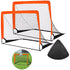 Soccer Goals for Backyard Set 2Pcs Portable Training Football Net Indoor and Outdoor Children’S Football Match Door Frame