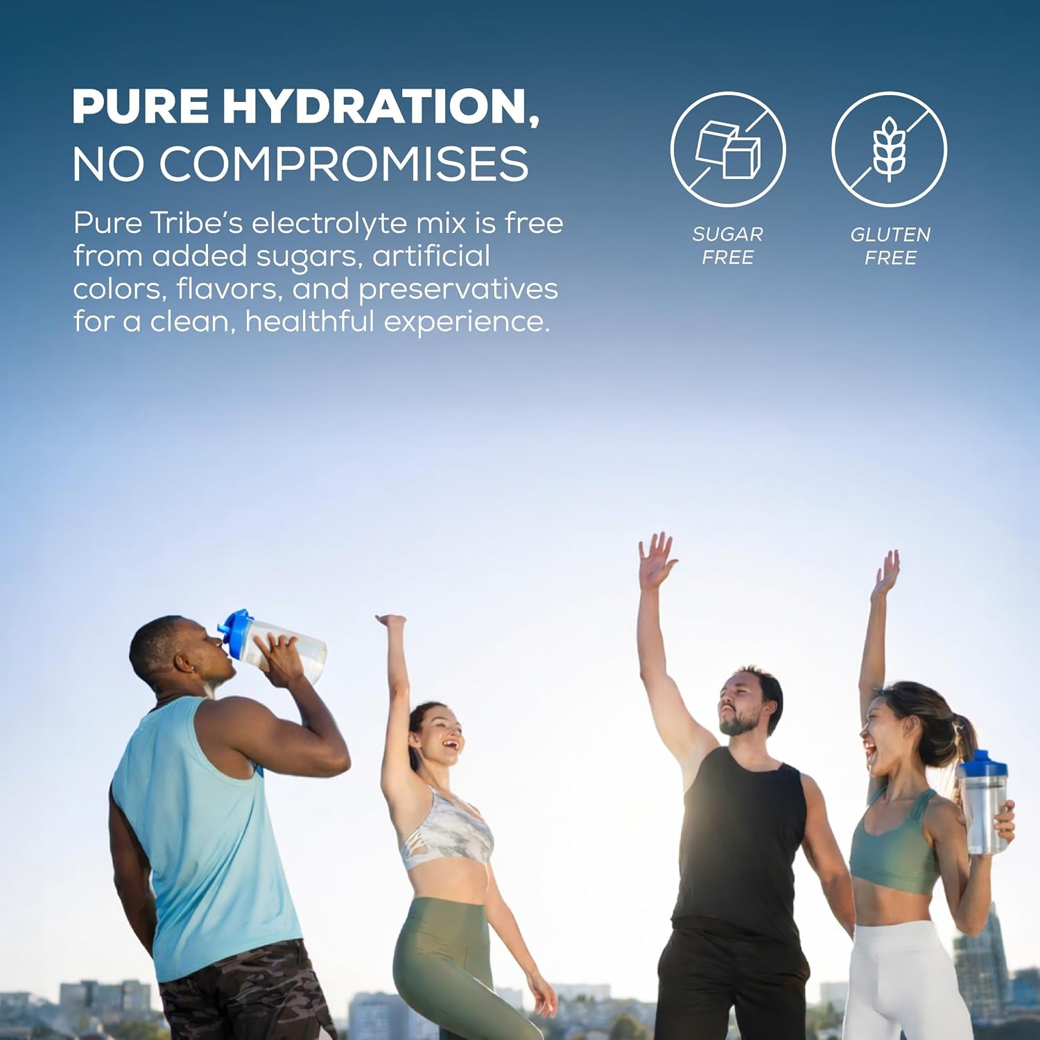 Instant Hydration Electrolytes Powder Packets with Magnesium & Salt – Zero Sugar Hydration Packets with 6 B Vitamins & Adaptogens – Passion Fruit Electrolyte Drink Mix – 30 Servings