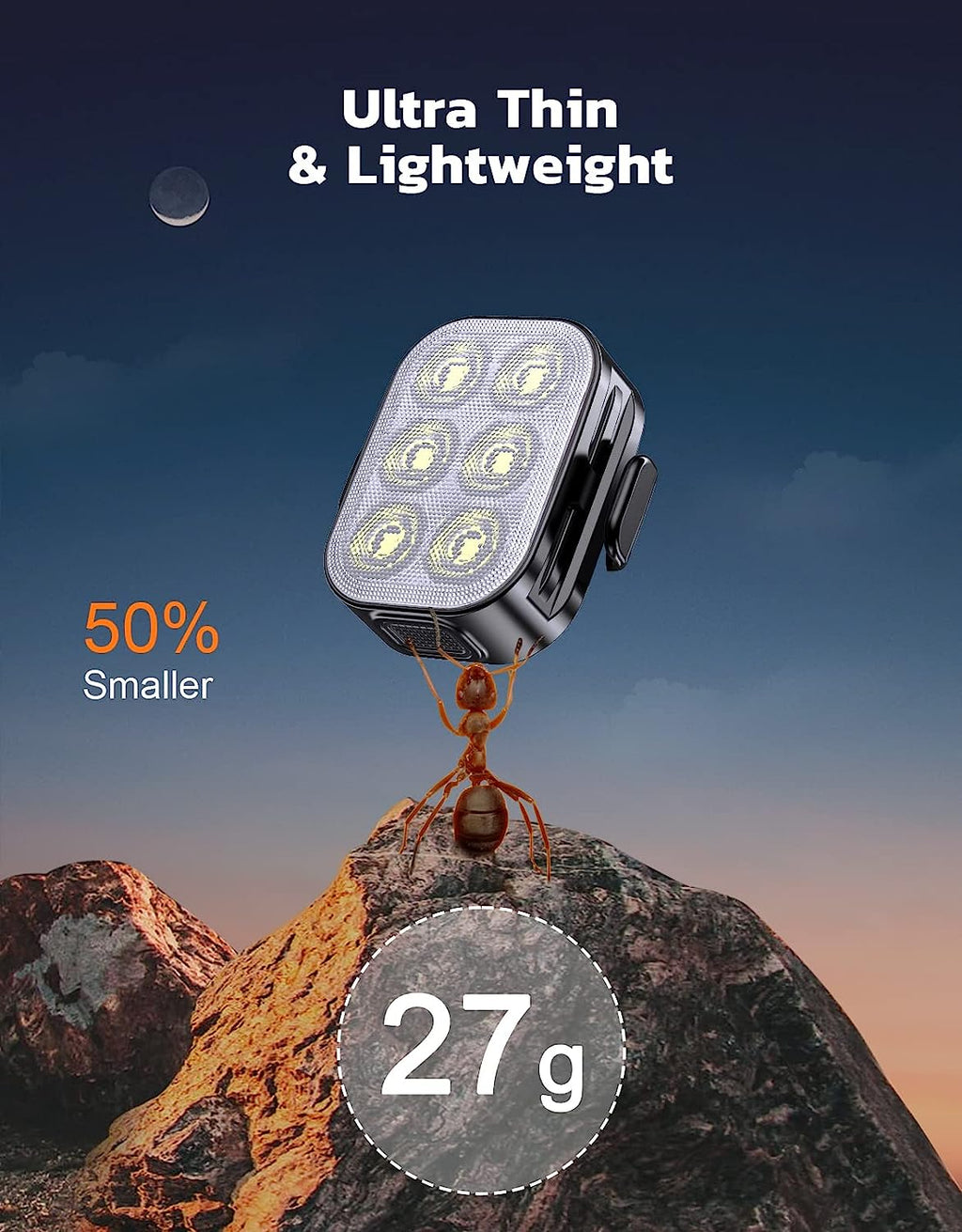 Bike Lights for Night Riding, USB Rechargeable Bike Lights Front and Back, Waterproof IP65 Bicycle Light, 4+6 Modes Bike Headlight and Tail Light Set,1.5 Hrs Fast Charging, Easy to Install