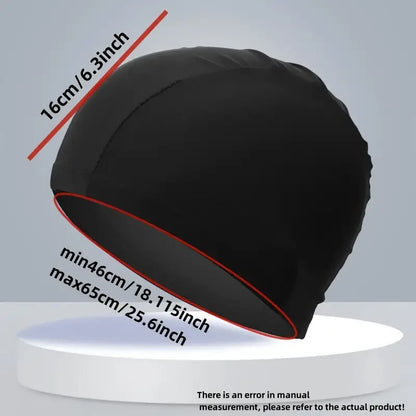 1Pc Nylon Swim Cap for Men and Women Waterproof Elastic Swim Caps Protect Your Ears Essential for Family Swimming Training
