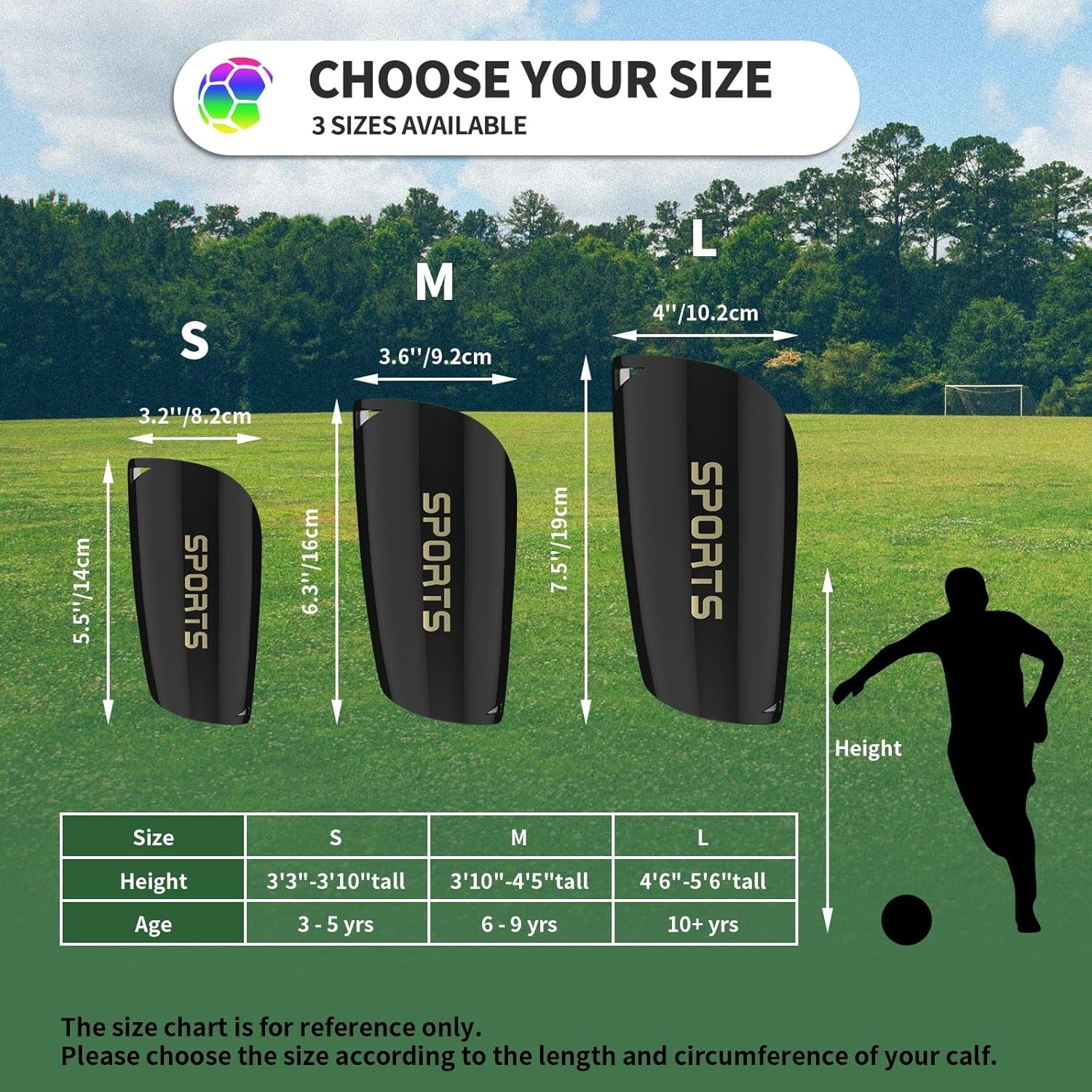 Toddler Kids Youth Soccer Shin Guards with Sleeves for Ages 3-15 | Slip-In Shin Pads, Breathable Mesh Sleeves with Hidden Pocket for Boys, Girls, Children & Teens, Soccer Training & Games