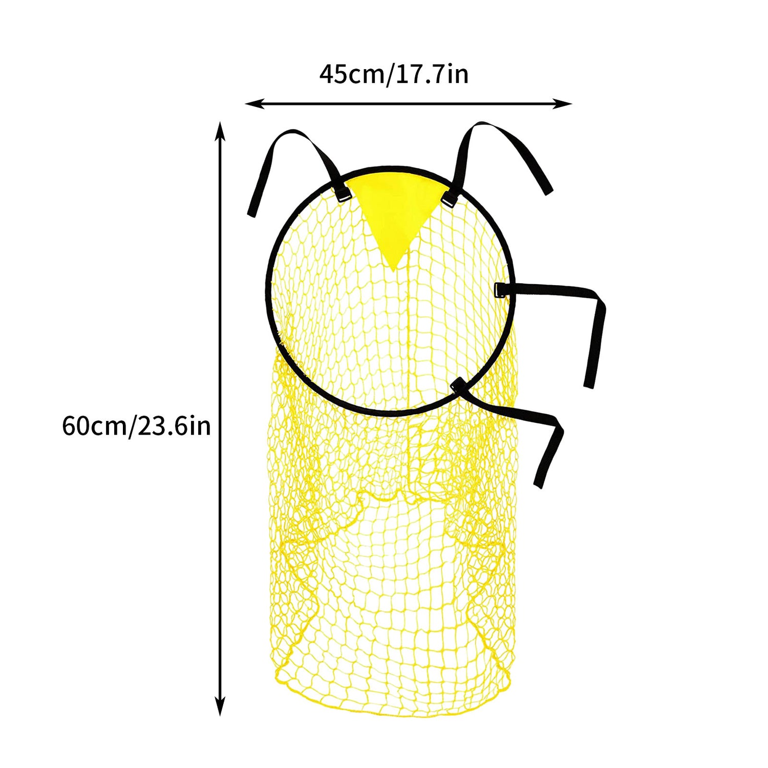 Soccer Top Bins Net,Football Goal Net,Easy Attach,Adjustable,For Kid,Training,Improve Shoot Accuracy,Foldable,Visible Score,No Shifting