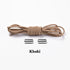 1Pair Elastic Shoelaces round No Tie Shoe Laces Sneakers Shoelace Kids Adult Elastic Laces One Size Fits All Shoes Dropshipping