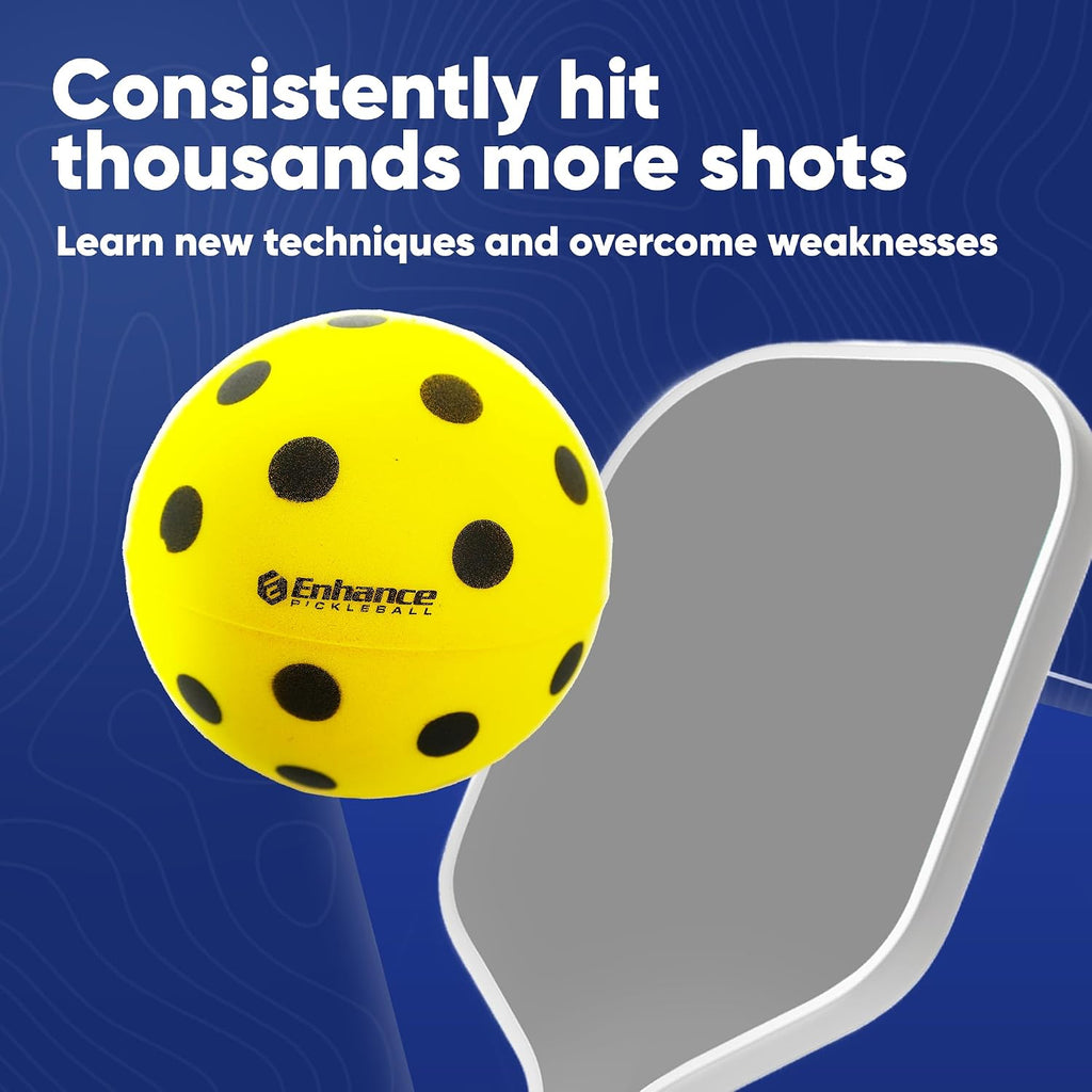 Ninja Ball 3 Pack - the Original Silent Pickleball Foam Pickleball Ball for Quiet Practice at Home Indoor or Outdoor Pickle Balls for Quiet Practice