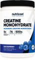 Creatine Monohydrate Supplement Powder (500 Grams) (Blue Raspberry)