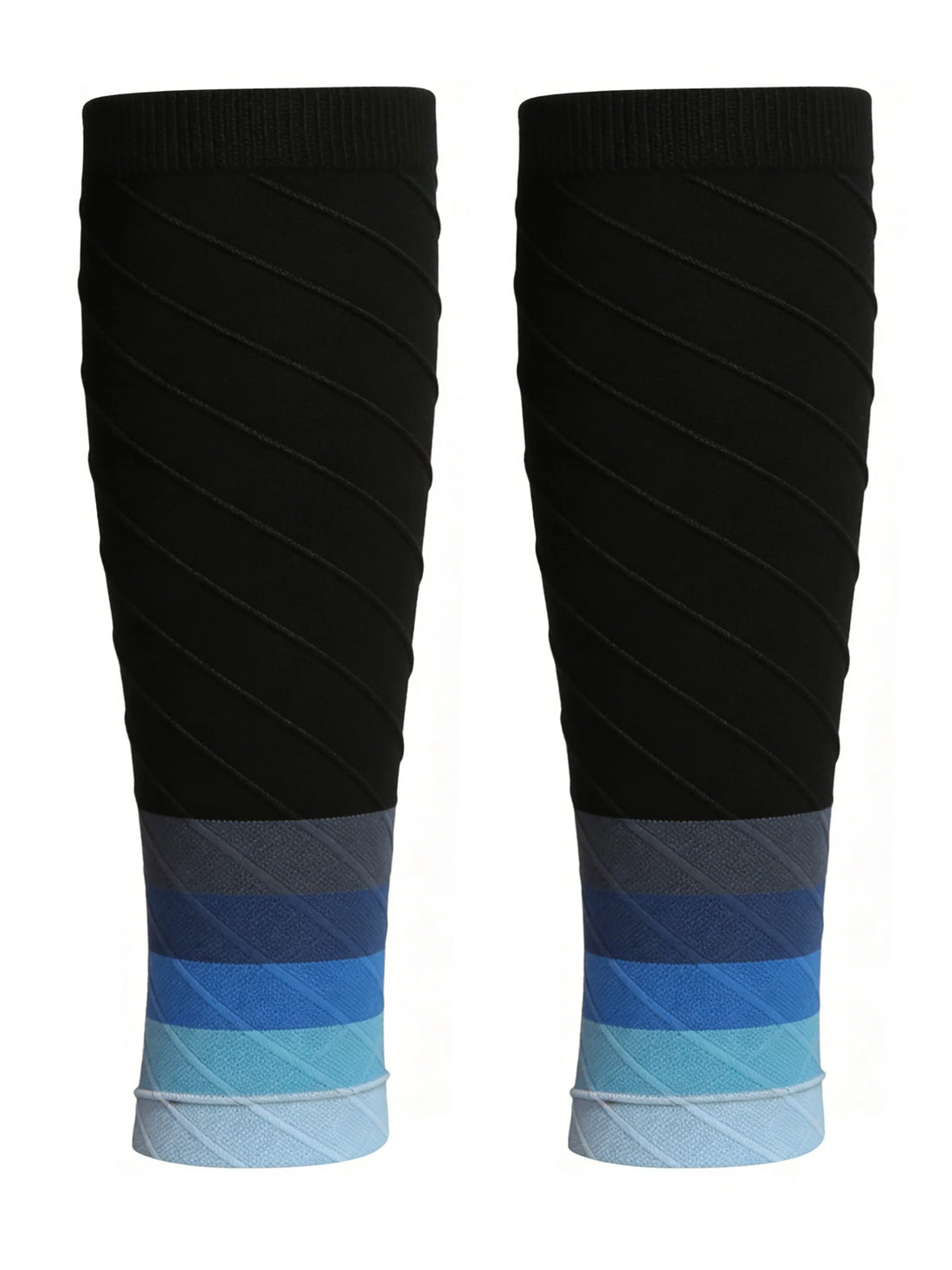 1Pair Calf Support Compression Sleeves for Women Men Running 20-30Mmhg Footless Leg Socks Outdoor Sports Marathon