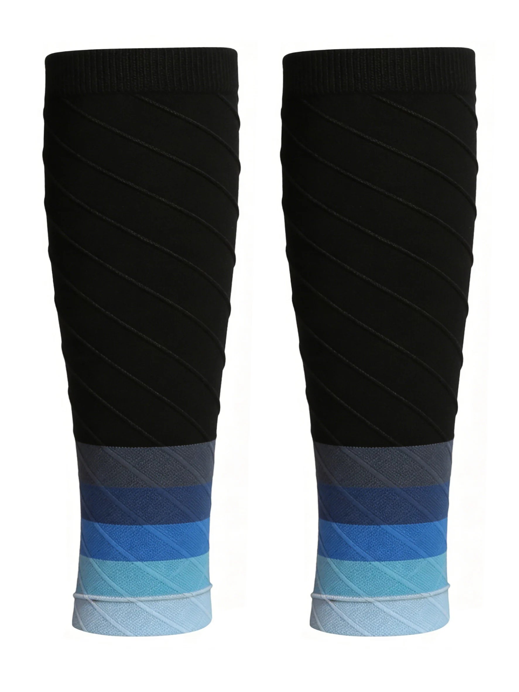 1Pair Calf Support Compression Sleeves for Women Men Running 20-30Mmhg Footless Leg Socks Outdoor Sports Marathon