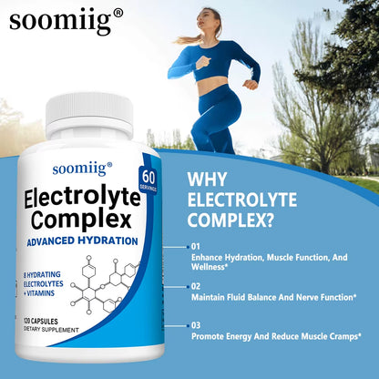Premium Electrolyte Capsules - Maintaining Electrolyte Levels, Sports Recovery,Energy Health,Dietary Supplement