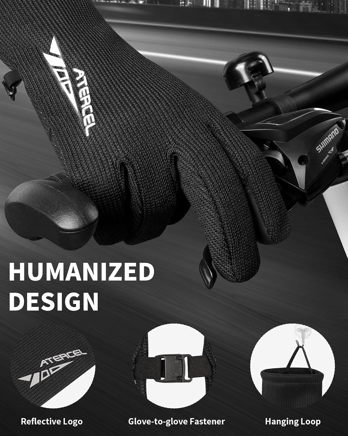 3M Thinsulate Winter Gloves Men Women, Waterproof Thermal Cold Weather Gloves, Touchscreen Snow SKI Skating Gloves