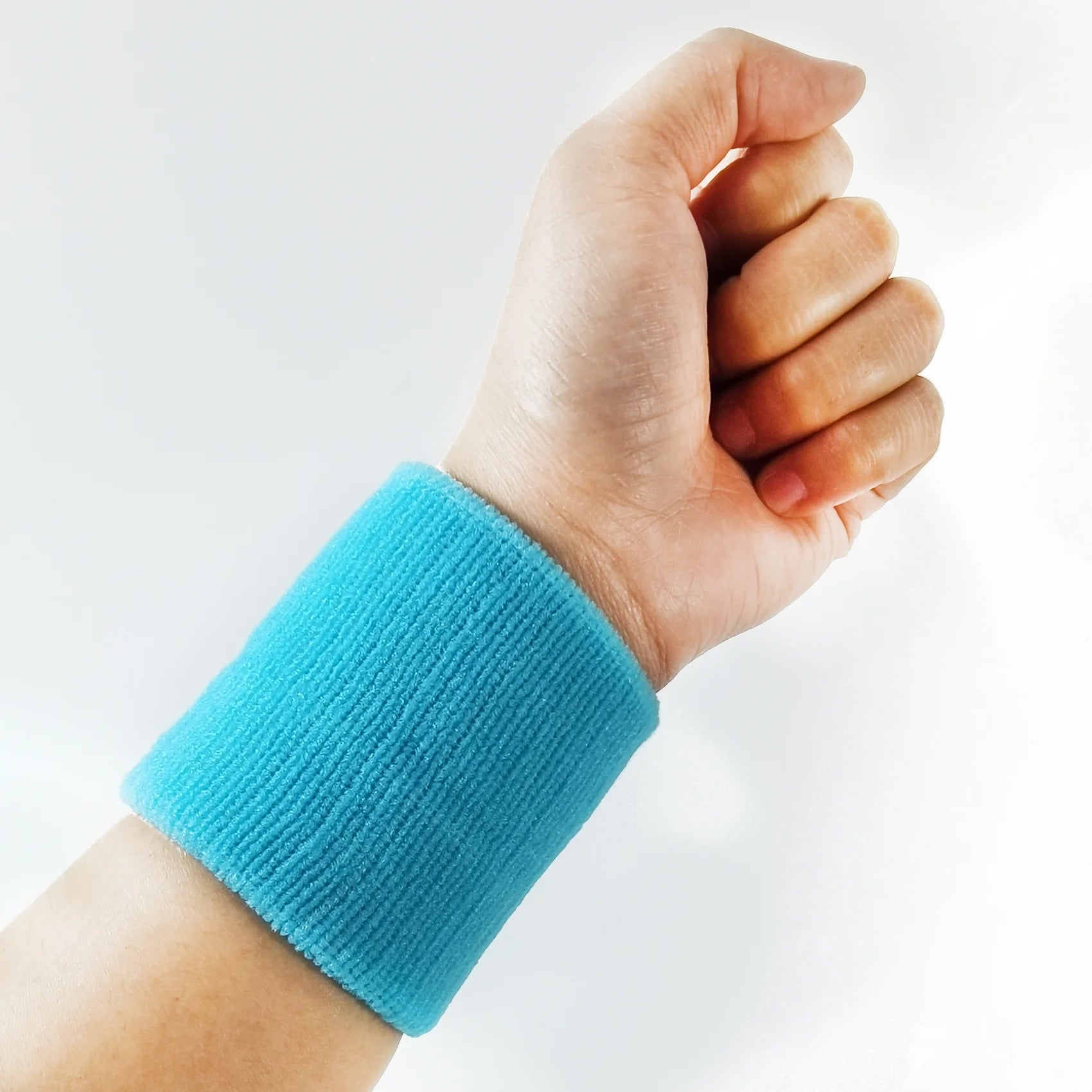 24PCS Colorful Sports Wristbands Cotton Sweatband Wristbands Wrist Sweatbands Wrist Sweat Bands for for Men and Women, Good for Tennis, Basketball, Running, Gym, Working Out