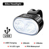 Bike Lights Front Rear Bicycle Lighting Cycling USB Rechargeable Flashlight for Bicycle Light Mountain Bike Back Lantern Lamp