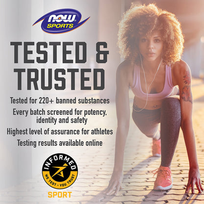 NOW Sports BCAA 240 Count Amino Acids for Muscle Recovery and Healthy Aging