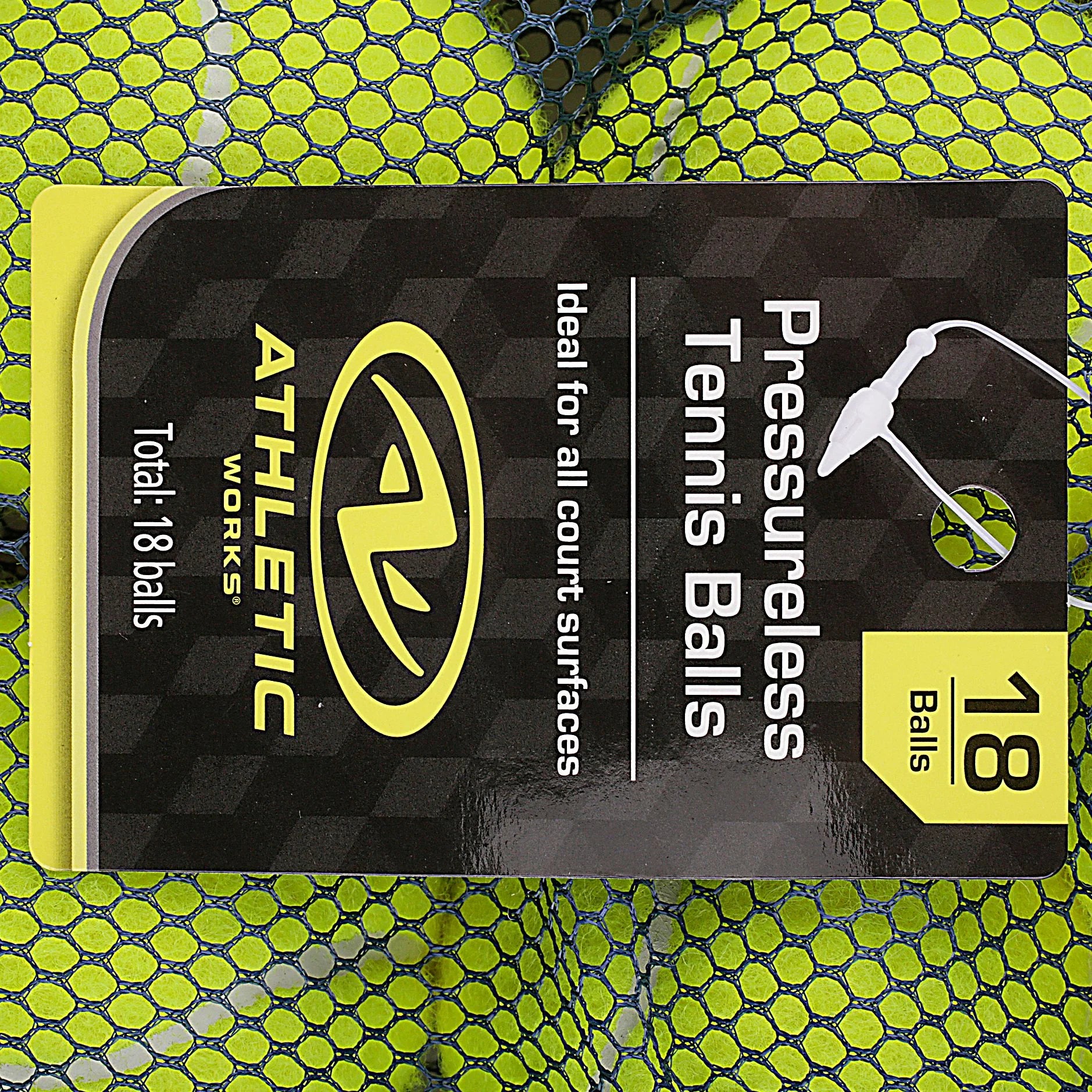 Pressureless Tennis Balls, 18-Pack, Training &amp; Dog Play