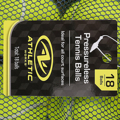 Pressureless Tennis Balls, 18-Pack, Training &amp; Dog Play