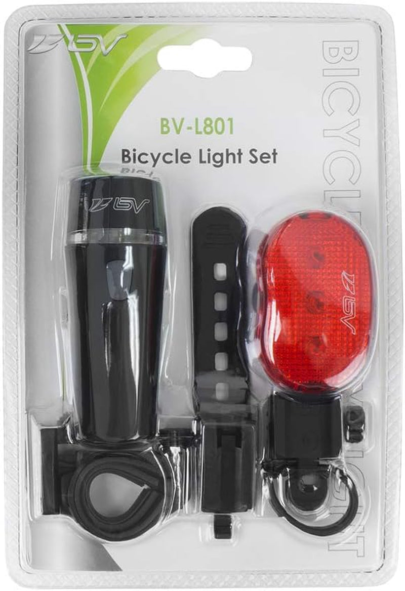Bike Lights, Super Bright with 5 LED Bike Headlight & 3 LED Rear, Bike Lights for Night Riding with Quick-Release, Waterproof Bicycle Light Set, Bike Accessories, Bicycle Accessories, Flashlight