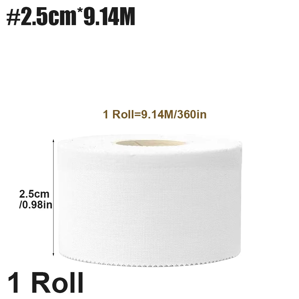 White Athletic Tape -Strong Adhesive Sports Tape No Sticky Residue Easy Tear Athletic Tapes &amp; Wraps,Gymnastics Tape for Athletes