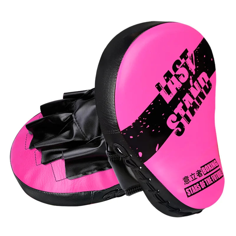 Sports Punching Mitts for Men, Women, &amp; Kids, Leather Focus Mitts for Martial Arts &amp; Boxing Training, Curved Punch Mitts for Kar