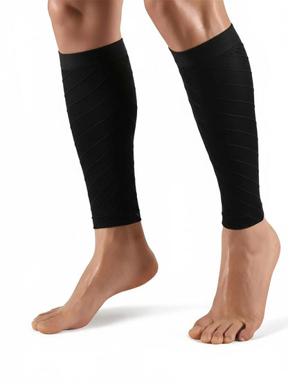 1Pair Calf Support Compression Sleeves for Women Men Running 20-30Mmhg Footless Leg Socks Outdoor Sports Marathon