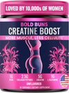 Creatine for Women - Booty Builder Supplement with Collagen & BCAA - Supports Gl
