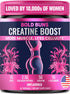 Creatine for Women - Booty Builder Supplement with Collagen & BCAA - Supports Gl