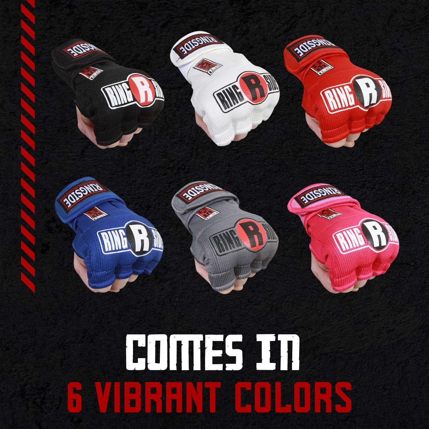 Gel Shock Quick Wraps, Impact-Absorbing Hand Wraps with Secure Support, Ideal for Boxing, MMA, Muay Thai, and Martial Arts, Inner Boxing Gloves for Men and Women