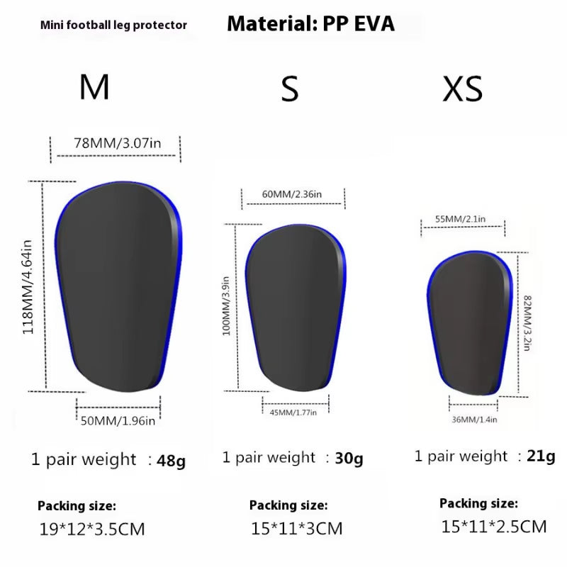 1Pair Soccer Leg Pads for Kids and Adults Mini Training Shin Pads for Soccer Training Equipment Shin Pads for Feet Shin Guard