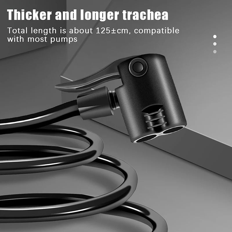 Bicycle Air Pump Extension Tube Pump Bicycle Hose Air Pump Connector Bike Air Pump Tire Inflator Nozzles Accessories Pump Hose