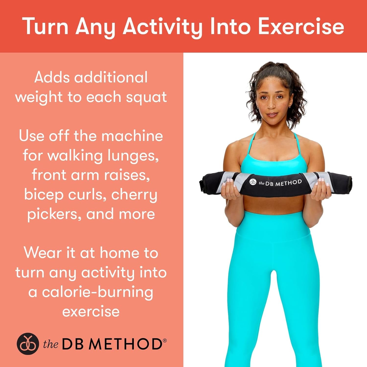 Dreambelt Weight Belt Intensifies Workouts, Home or Gym Workout Equipment, Weighted Belt for Hip Thrust, Squat, Strength Training, Helps Minimize Exercise Injury Risk, 10 Lbs