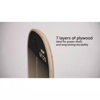 Alto 4-Pack Pickleball Paddle Wood Core Sports Series Set with Travel Bag and Indoor Balls
