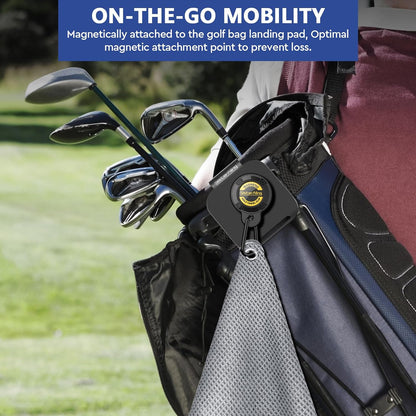 Magnetic Golf Towel Clip Set - Strong Magnet Hold, Removable &amp; Easy Clean, Men&