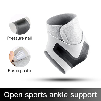 Sports Compression Ankle Support Brace Adjustable Elastic Pain Relief Strap Foot Sprain Breathable Fitness Safety Protector